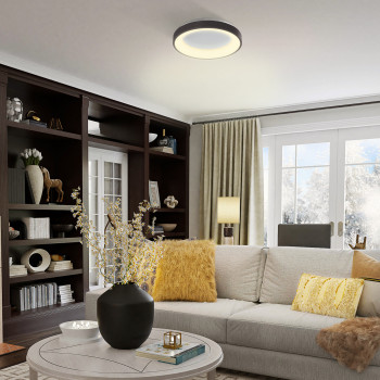 LED Ceiling Fixture VIDEX LED-EDGE-RC-72W-BLACK VLE-ERC-72B