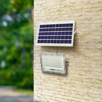 LED Solar Floodlight 50W VIDEX VL-FSO2-505