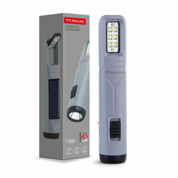 Portable flashlight with solar battery TITANUM TLF-T10SO