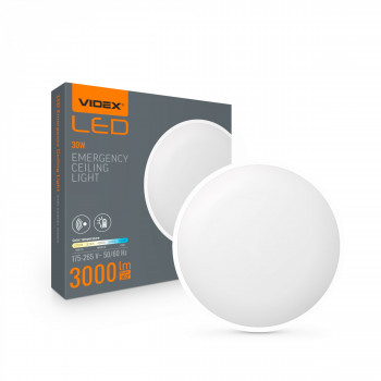 LED emergency overhead lamp with motion sensor VIDEX 15-30W 2700-6500K 220V VL-CLR-EM300-2