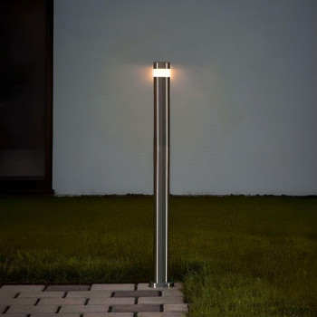 Garden luminaire VIDEX VL-AR05-03082S 3W LUKAS-SILVER 80CM