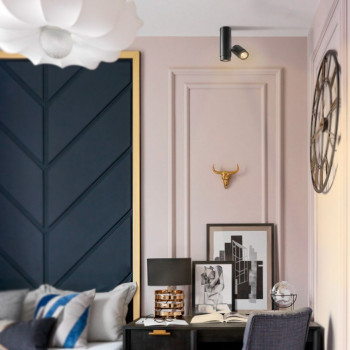 Ceiling spotlight luminaire VIDEX-2XGU10-ARIZA-BLACK VL-SPF07-B