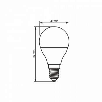 LED Bulb VIDEX-E14-G45-4W-NW