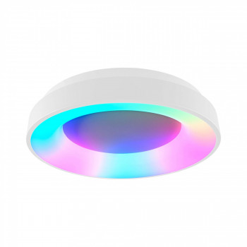 LED DIMMABLE PENDANT LUMINAIRE WITH REMOTE CONTROL VIDEX LED-EDGE-RC-RGB-72W-WHITE VLE-ERC-RGB-72W