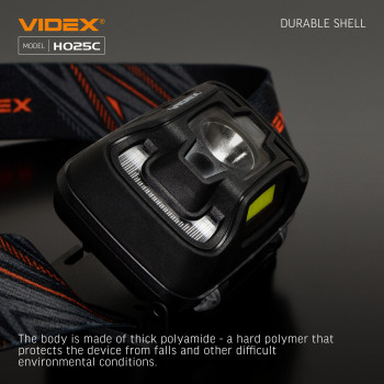 LED Headlamp VIDEX VLF-H025C 310Lm 5000K