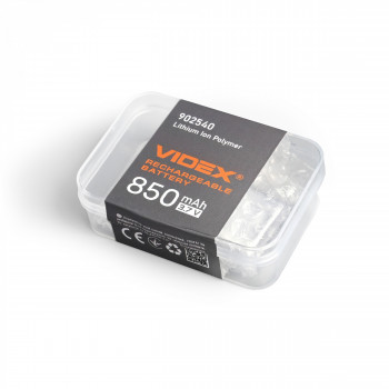 Rechargeable battery VIDEX Li-pol VLF-B902540-85 850mAh