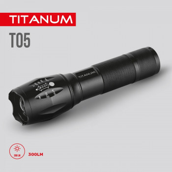 Portable LED flashlight TITANUM TLF-T05 300Lm 6500K