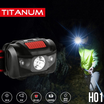LED headlamp TITANUM TLF-H01 100Lm 6500K