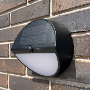 LED Solar Wall Light with motion sensor IP54 VIDEX VL-BHSO-002-S 500Lm 5000K