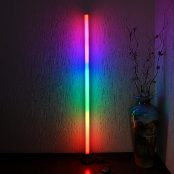 LED Ambient Floor Light 10W Black VIDEX VL-TF20B-RGB