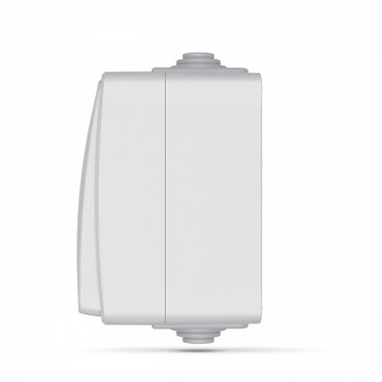 IP65 Switch 1gang 1 way, surface mounting, Gray VIDEX BINERA VF-BNW11-G