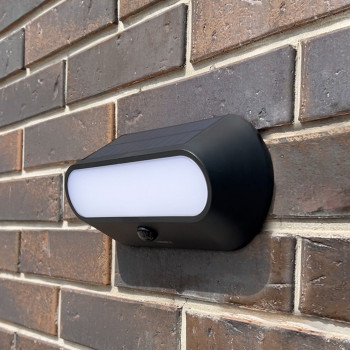LED Solar Wall Light with motion sensor IP54 VIDEX VL-BHSO-001-S 500Lm 5000K