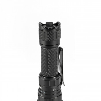 LED Portable Flashlight Tactical (built-in Red/Green light) VIDEX VLF-AT255RG 2000Lm 5000K
