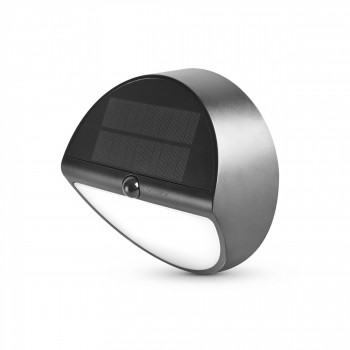 LED Solar Wall Light with motion sensor IP54 VIDEX VL-BHSO-002-S 500Lm 5000K