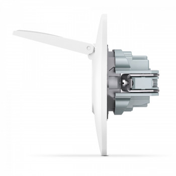 Socket single schuko with dust cover white VIDEX BINERA VF-BNSK1GC-W