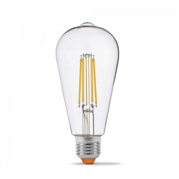 LED Bulb VIDEX-E27-ST64-6W-FIL-DIM-NW