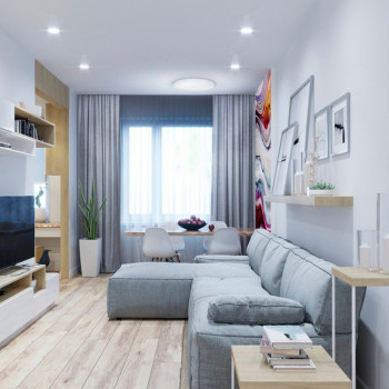 LED Ceiling Fixture VIDEX TOMA-24W-NW VLE-CLR-244S