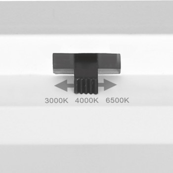 VIDEX DL6R-24CW – LED Ceiling Light 24W, 3CCT (3000K/4000K/6500K), 2500 lm, White