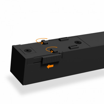 LED Light for Magnetic slim track light system VIDEX VL-TRMS-LD430B Black