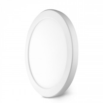 VIDEX DL6R-18CW – LED Ceiling Light 18W, 3CCT (3000K/4000K/6500K), 1850 lm, White