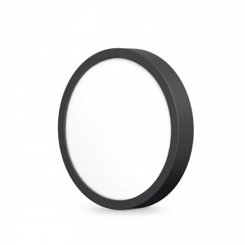 LED Surface Downlight Fixture VIDEX DOWNLIGHT-LED-DLRS-BLACK-18W-NW VLE-DLRS-184B