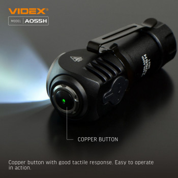 LED Portable Flashlight VIDEX VLF-A055H 600Lm 5700K