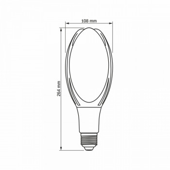 LED Bulb VIDEX-E27-A108-50W-NW