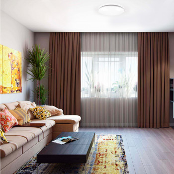 LED Ceiling Fixture VIDEX ZOYA-48W-NW VLE-CLR-484M