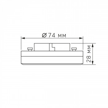 LED Bulb VIDEX-GX53-DIM-10W-NW