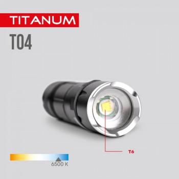 Portable LED flashlight TITANUM TLF-T04 300Lm 6500K