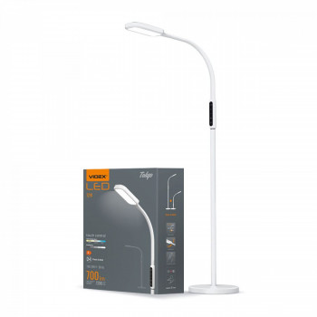 LED Dimmable Floor Lamp 12W VIDEX-FLOOR-LAMP-TOKYO-WHITE VLE-TF07W