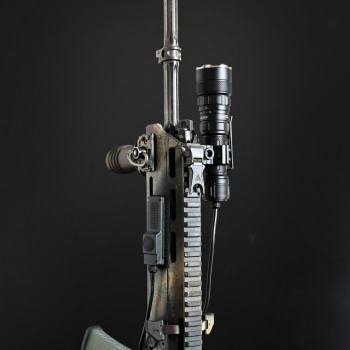 LED Portable Flashlight Tactical (built-in Red/Green light) VIDEX VLF-AT255RG 2000Lm 5000K