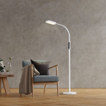 LED Dimmable Floor Lamp 12W VIDEX-FLOOR-LAMP-TOKYO-WHITE VLE-TF07W