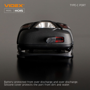 LED Headlamp VIDEX VLF-H015 330Lm 5000K