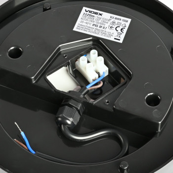 LED Bulkhead Light VIDEX-BULKHEAD-LED-LENA-BLACK-15W-NW 