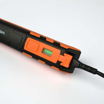 Multipurpose Rechargeable LED Flashlight (switching between Red and UV light) VIDEX VLF-M044UV