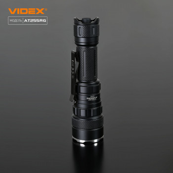 LED Portable Flashlight Tactical (built-in Red/Green light) VIDEX VLF-AT255RG 2000Lm 5000K