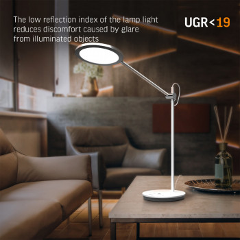 LED Dimmable Desk Lamp VIDEX VL-TF15W 20W 4100K White