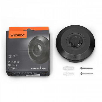 PIR motion and light sensor VIDEX VL-SPC05B 800W Black