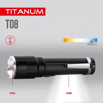 Portable LED flashlight TITANUM TLF-T08 700Lm 6500K