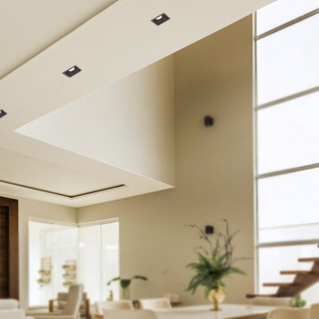 Recessed spotlight luminaire GU10 VIDEX VL-SPF09S-B