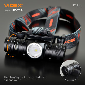 LED Headlamp VIDEX VLF-H065A 1200Lm 5000K
