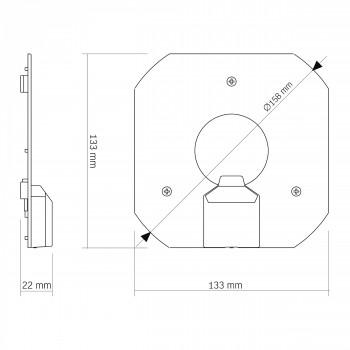 VIDEX VL-MLC-20C – LED Module 20W, 3CCT (3000K/4000K/6500K)