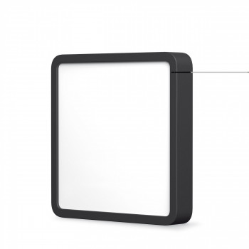 LED Surface Downlight Fixture VIDEX DOWNLIGHT-LED-DLSS-BLACK-18W-NW VLE-DLSS-184B