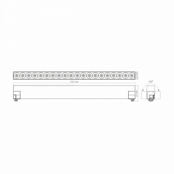 Track-mounted 1-phase spotlight luminaire LED 30W 2600Lm 4100K 220V, VIDEX VL-TR06-304B