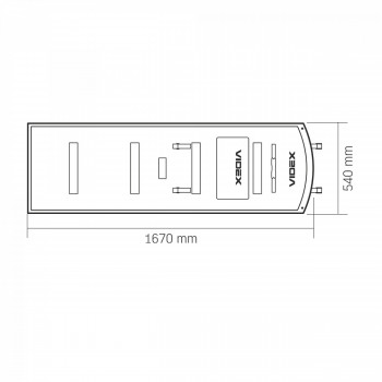 Solar panel portable charger VIDEX VSO-F4120 18V 120W 