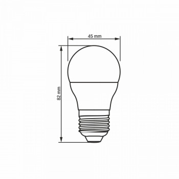 LED Bulb VIDEX-E27-G45-4W-NW