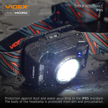 LED Headlamp VIDEX VLF-H035C 410Lm 5000K