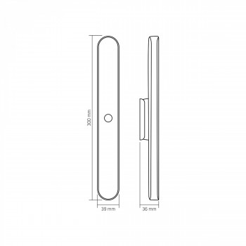 LED rechargeable, portable light with remote control VIDEX VL-NL049W-R