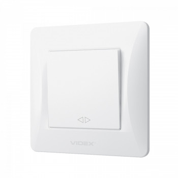 Switch 1 gang intermediate white VIDEX BINERA VF-BNSW1I-W